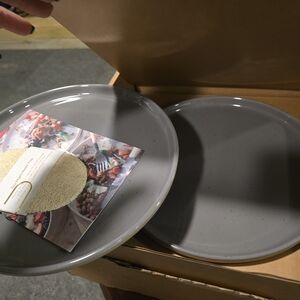 Our Place Gray Dinner Plate Set
